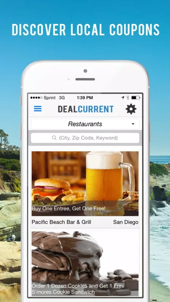 Zrzuty ekranu Deal Current - San Diego's Best Local Deals & Coupons