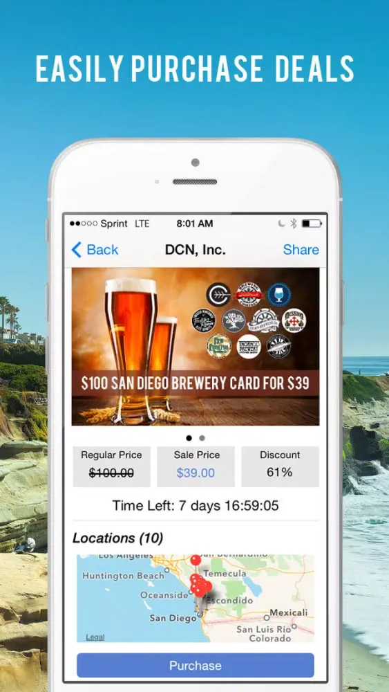 Zrzuty ekranu Deal Current - San Diego's Best Local Deals & Coupons