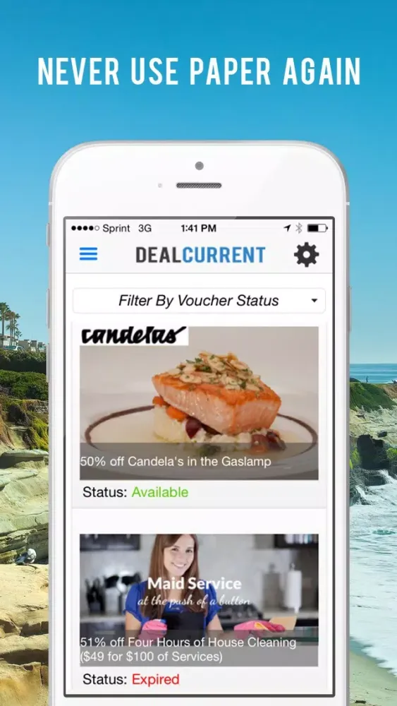 Zrzuty ekranu Deal Current - San Diego's Best Local Deals & Coupons