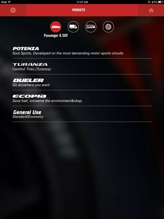 Bridgestone Dealers in Lebanon iPad  Screenshots