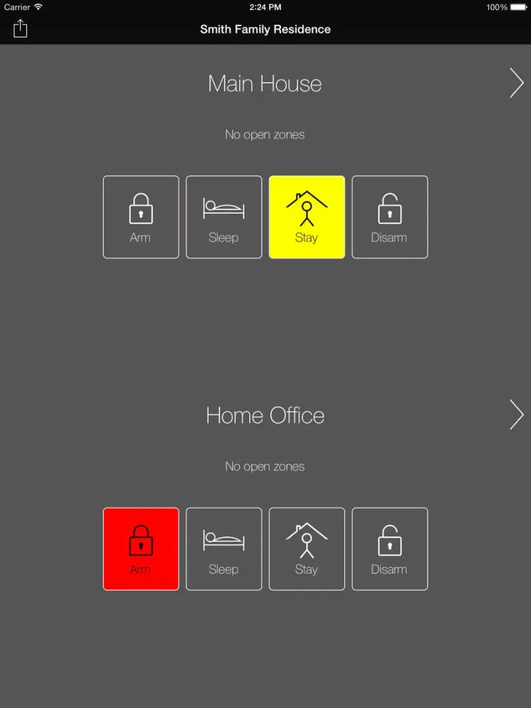 تصاویر House Alarm - Paradox System iPad 