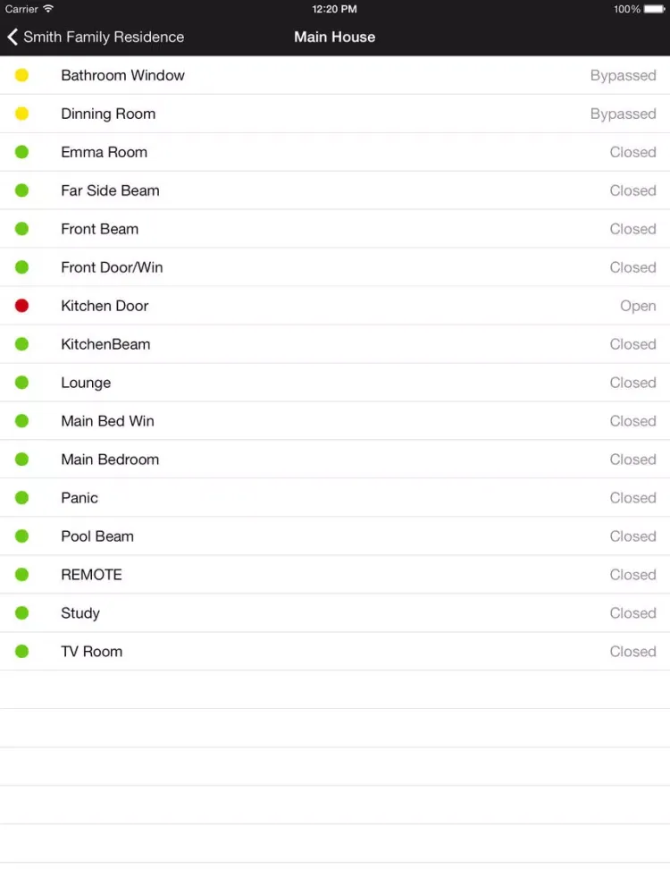 تصاویر House Alarm - Paradox System iPad 