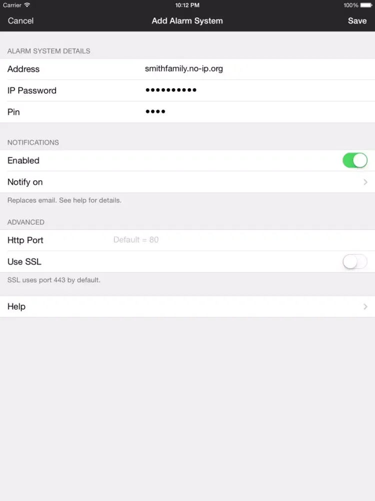تصاویر House Alarm - Paradox System iPad 