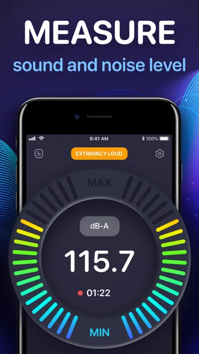 Capturas de pantalla de Decibel Meter - Sound Analyzer