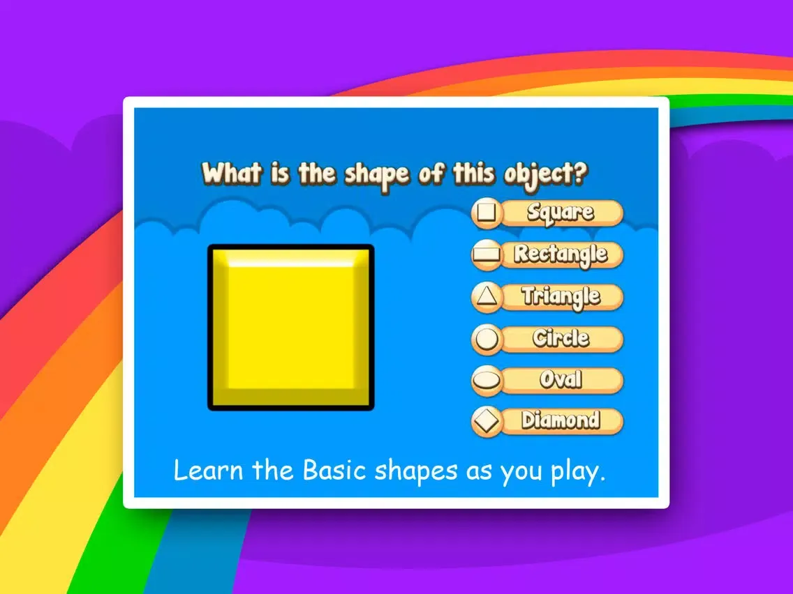 Learning Basics of Shapes and Primary Colors for Growing Kids iPad  Screenshots