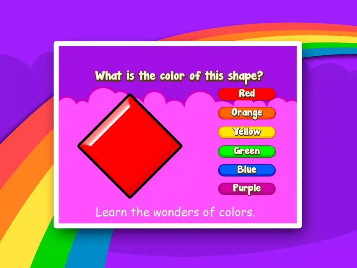 Learning Basics of Shapes and Primary Colors for Growing Kids iPad  Screenshots