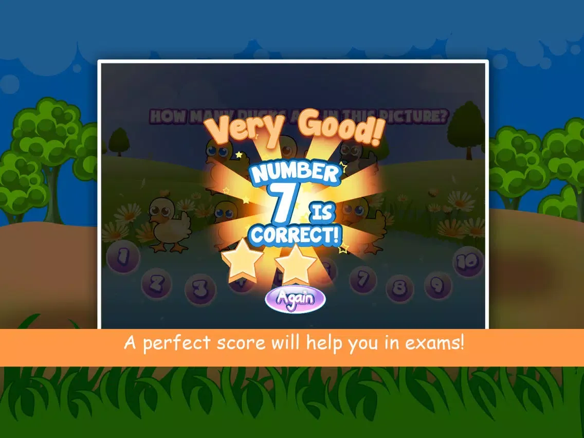 Duck Counting Numbers for Kids iPad  Screenshots