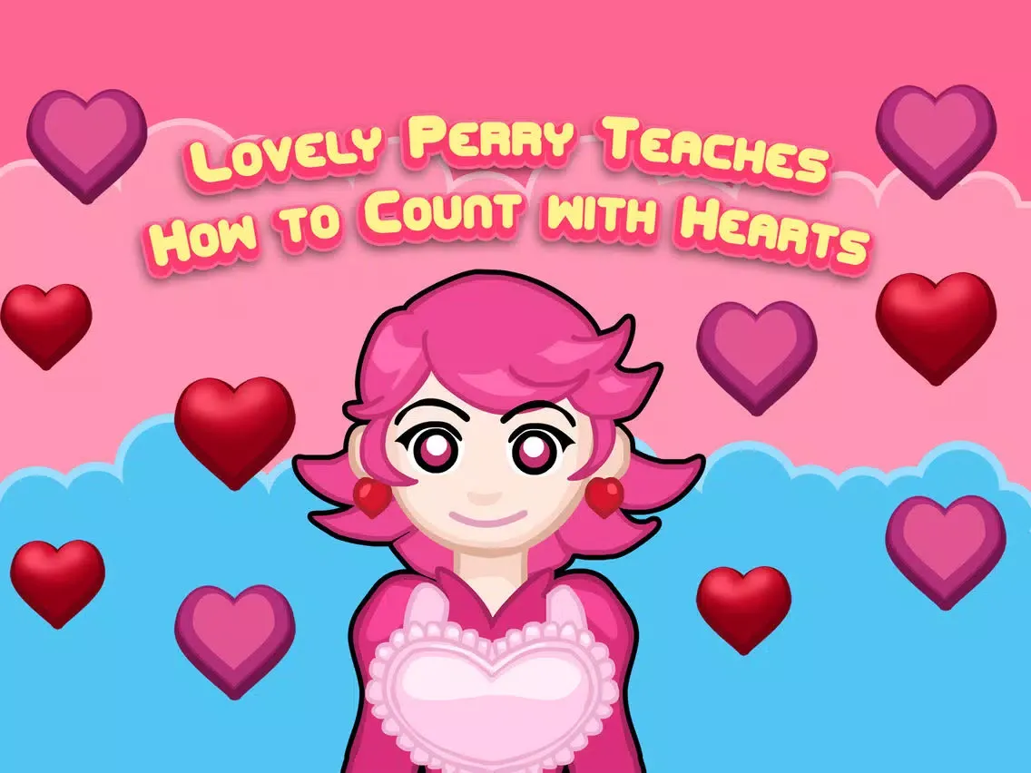 Lovely Perry teaches How to count with Hearts iPad  Screenshots