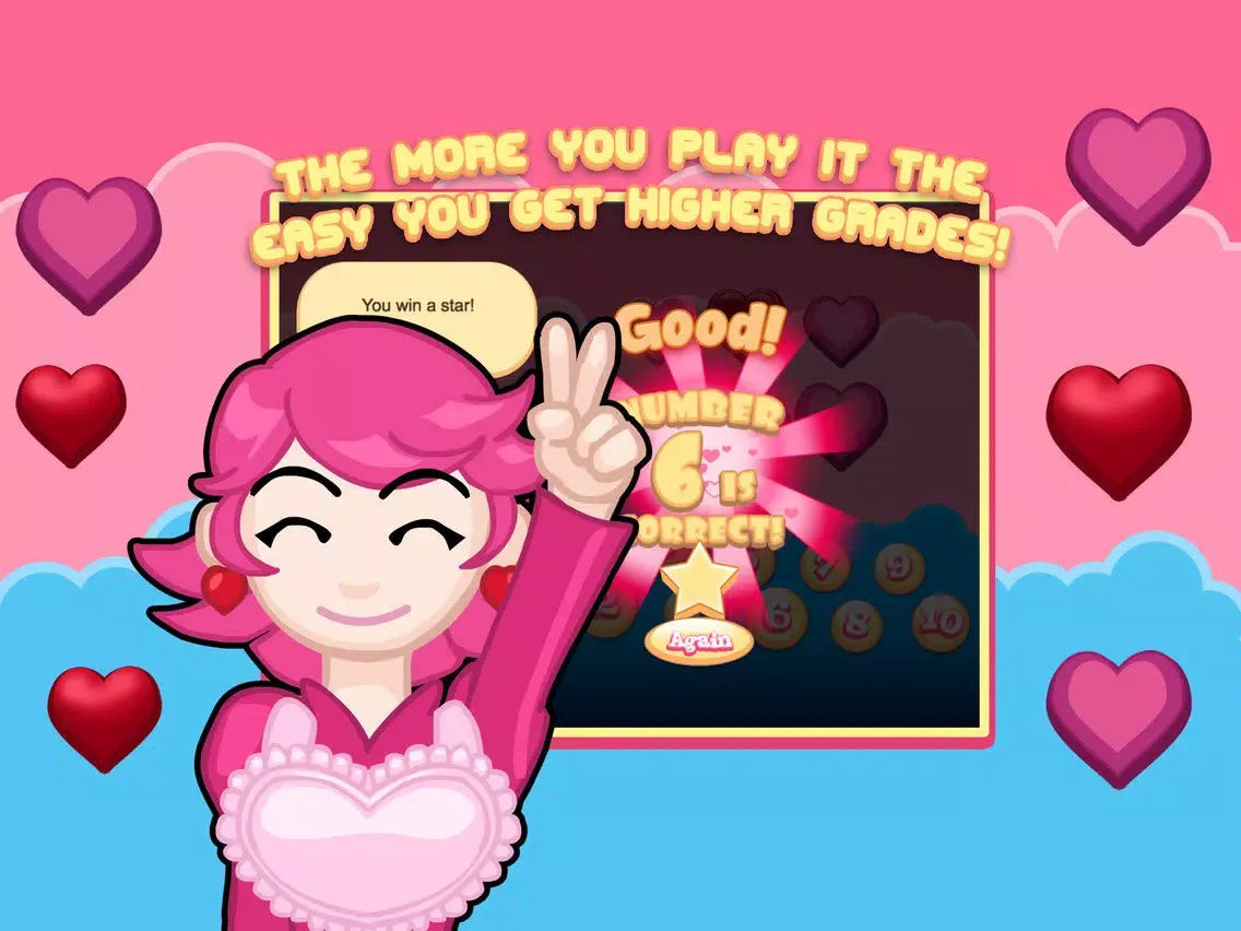 Lovely Perry teaches How to count with Hearts iPad  Screenshots