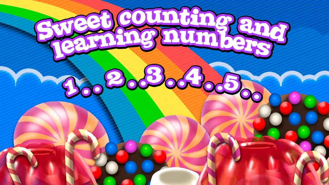 Sweet counting and learning numbers. Candies, jellies, lolipops and chocolates are fun! Screenshots