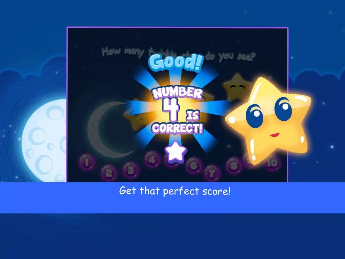 Counting Twinkle Little Stars iPad  Screenshots