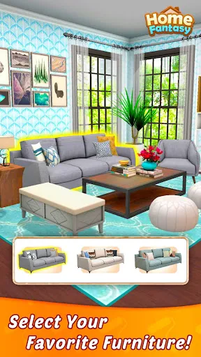 Tangkapan skrin Home Fantasy - Home Design