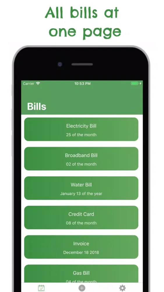 تصاویر Bill Reminder - Money Saver