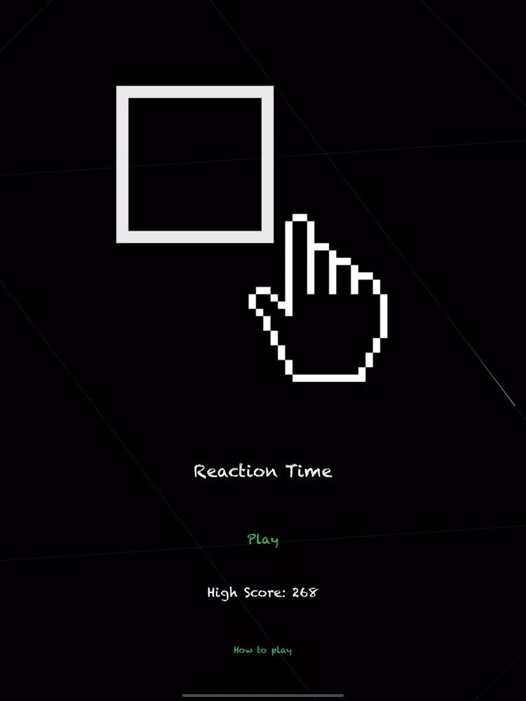 Ảnh chụp màn hình của Test Reaction Time iPad 