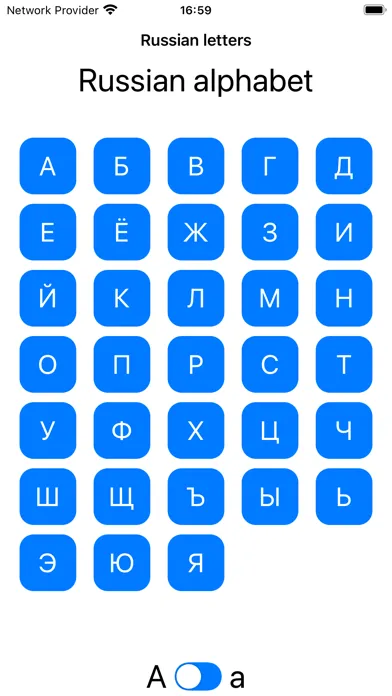 Russian letters & alphabet سکرین شاٹس