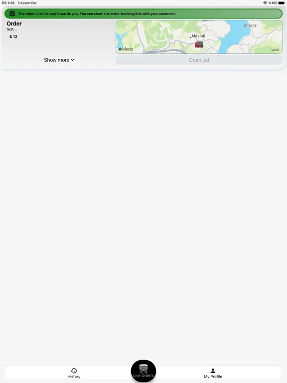 صور Delivers.ai Store iPad 