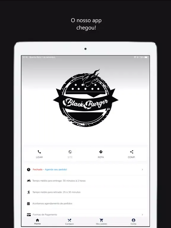 تصاویر Black Burger Chapecó iPad 