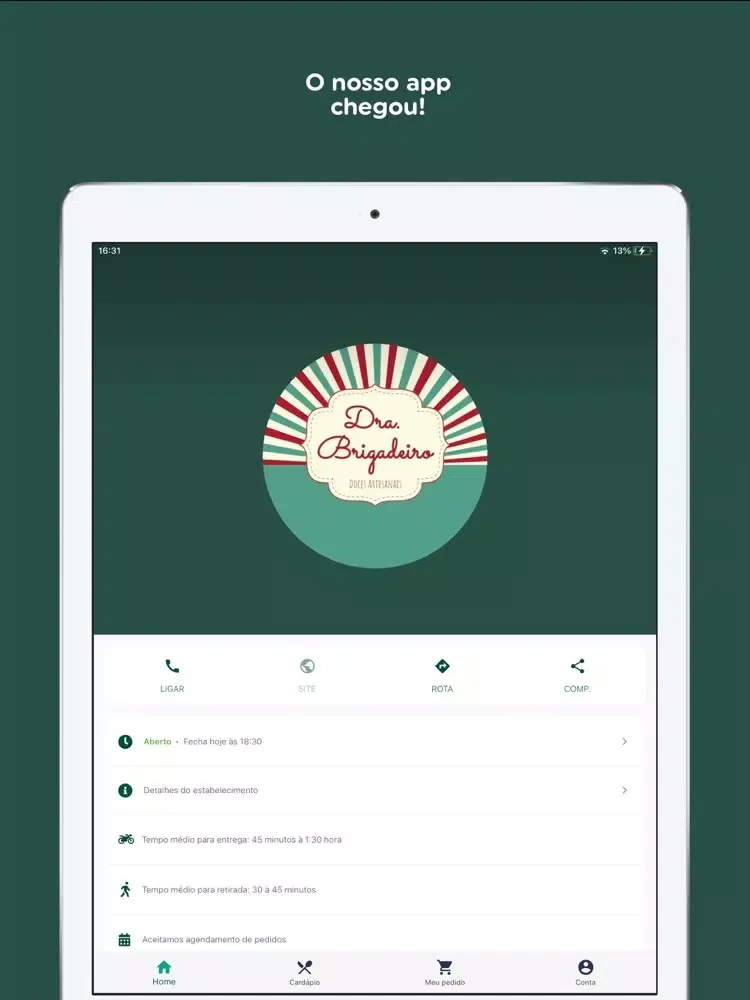 Dra. Brigadeiro iPad  Screenshots