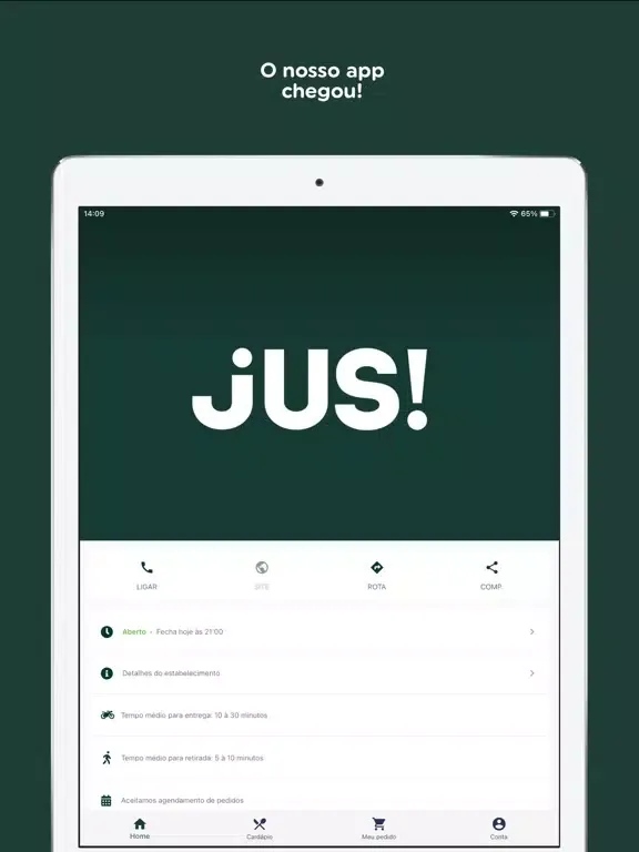 Jus! Saudável é Ser Feliz iPad  Screenshots