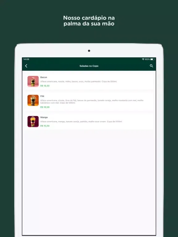 Jus! Saudável é Ser Feliz iPad  Screenshots