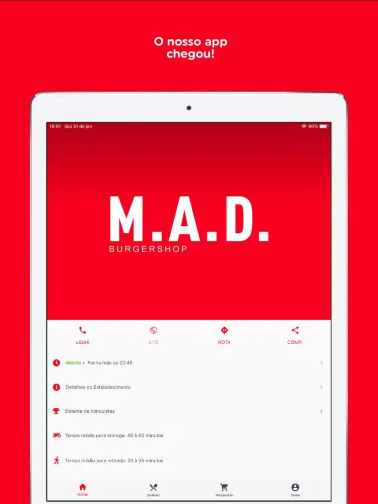 M.A.D. Burger iPad  स्क्रीनशॉट