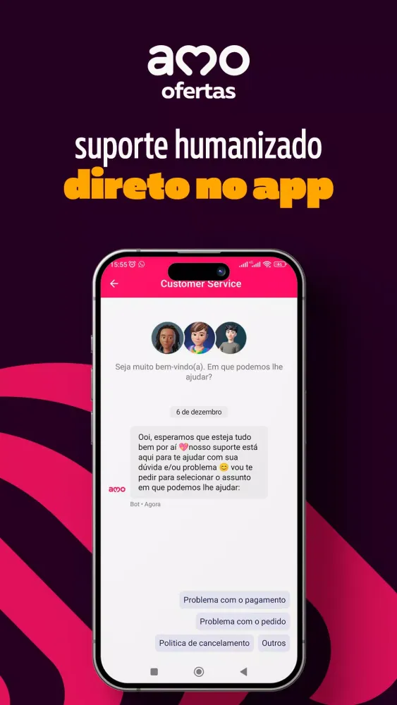 Capturas de tela do amo ofertas