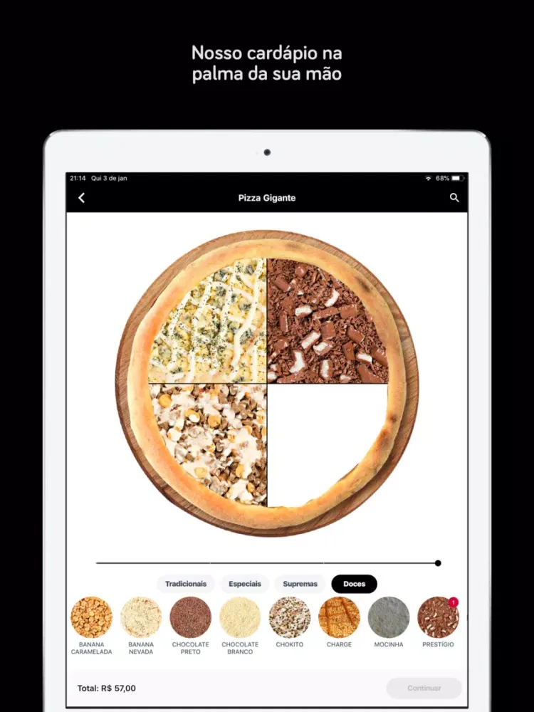 Capturas de pantalla de Pizza Mel iPad 