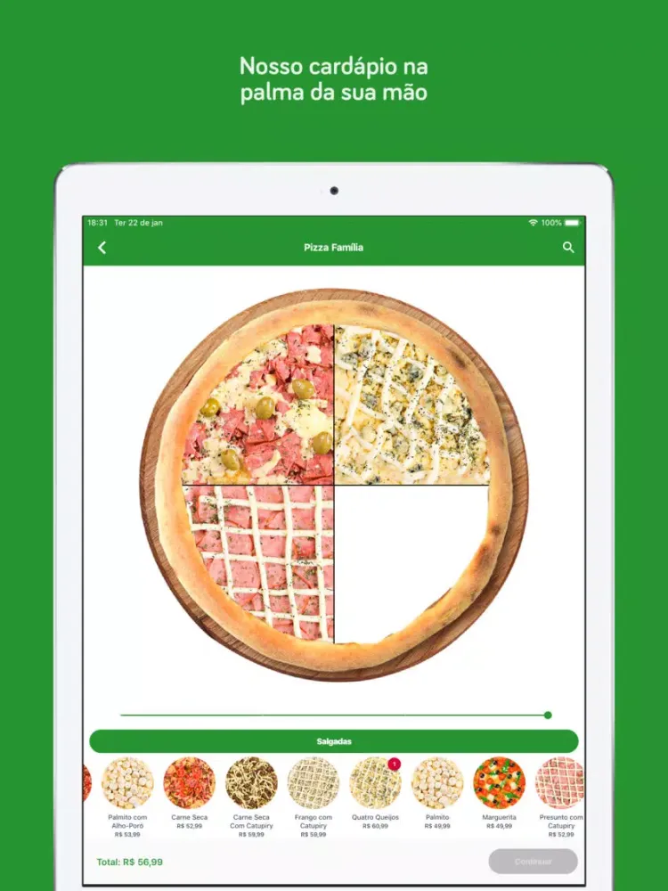 Pizzaria Manjericão iPad  Ekran Görüntüleri