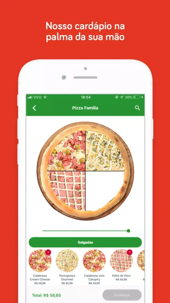 Pizzaria Manjericão Ekran Görüntüleri