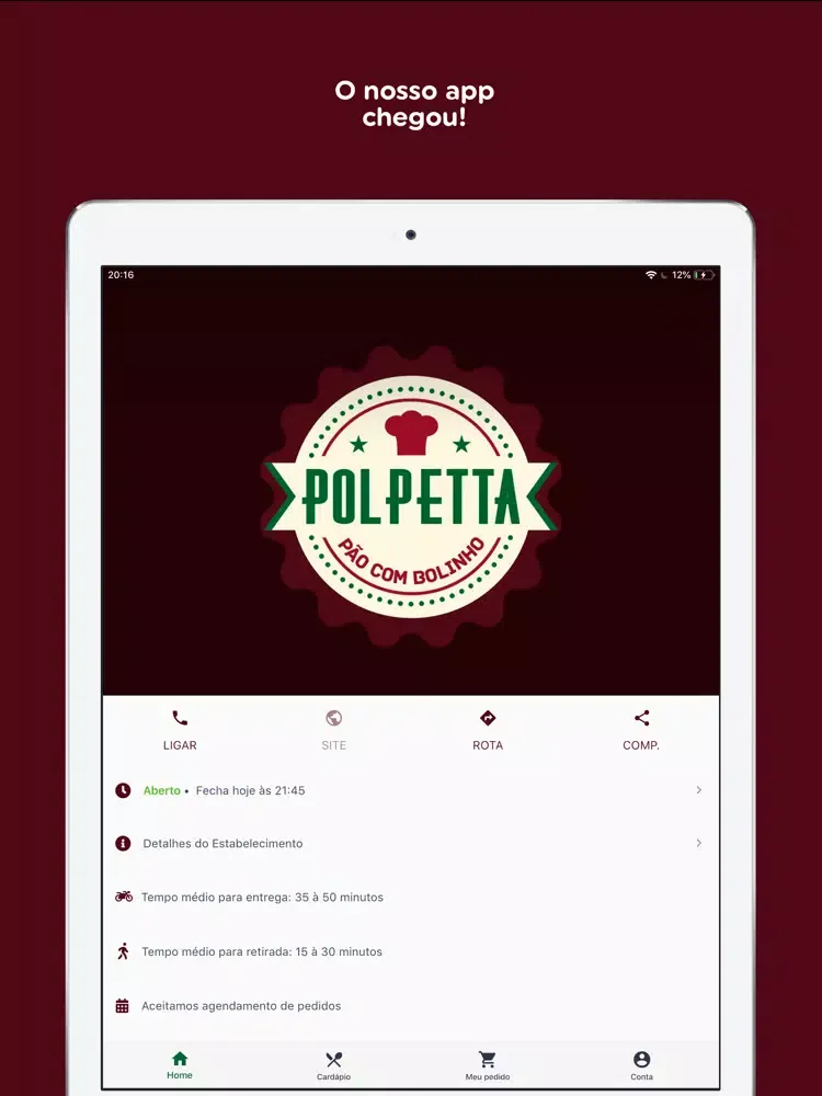 Screenshot di Polpetta iPad 