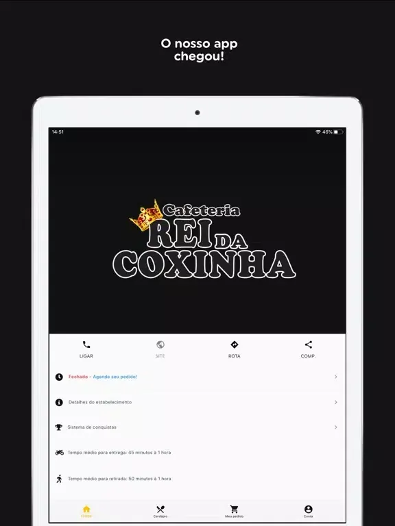 Rei da Coxinha iPad  Screenshots