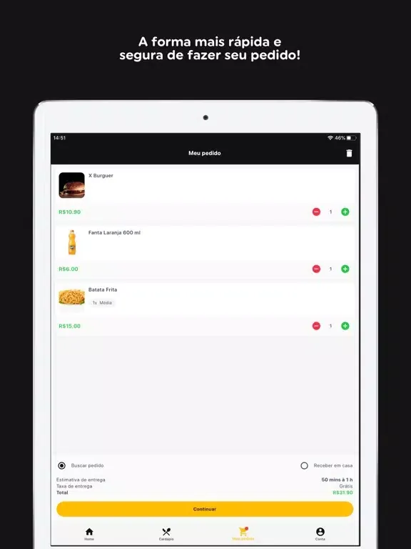 Rei da Coxinha iPad  Screenshots