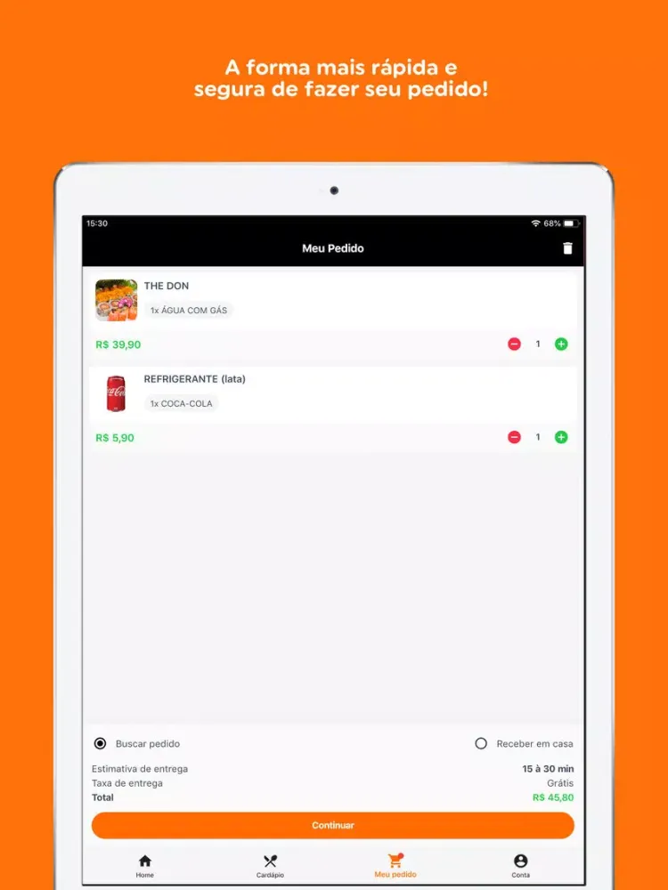 Tangkapan skrin SushiBoss iPad 