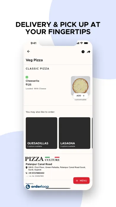 Zrzuty ekranu Pizza Culture