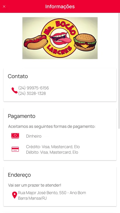 Mr. Bocão Lanches应用截图