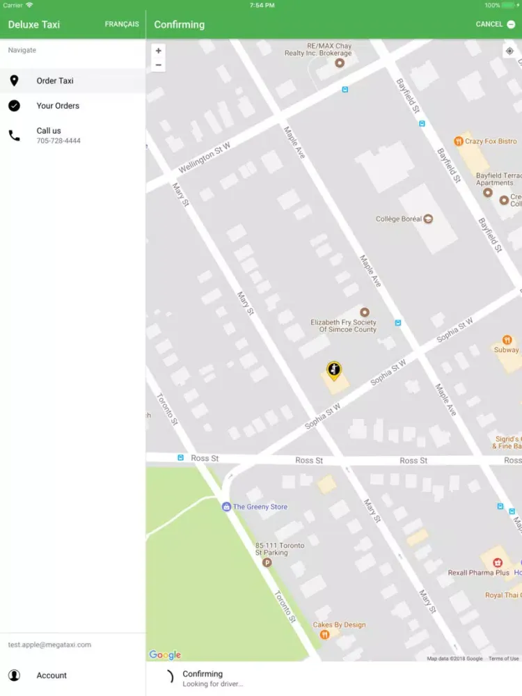 Capturas de pantalla de Deluxe Taxi iPad 