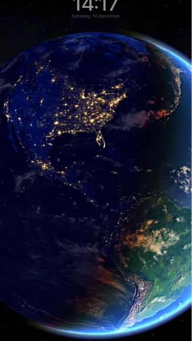 Capturas de tela do 3D Earth & moon, sun and stars