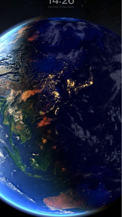 Capturas de tela do 3D Earth & moon, sun and stars