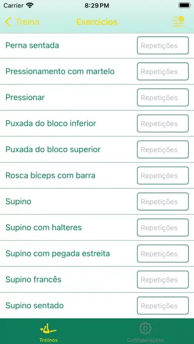 Captures d'écran de Workout Notes