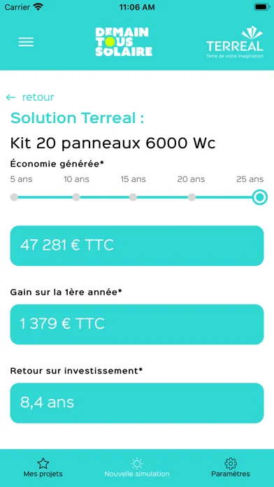 Tangkapan skrin Demain tous solaire