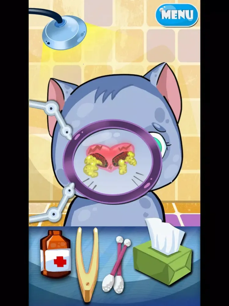 Doctor Cat Nose And Ear iPad  스크린샷