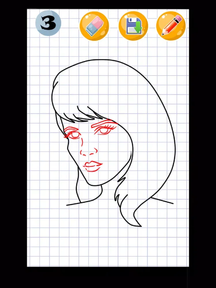 Captures d'écran de Drawing Lesson Face Human iPad 