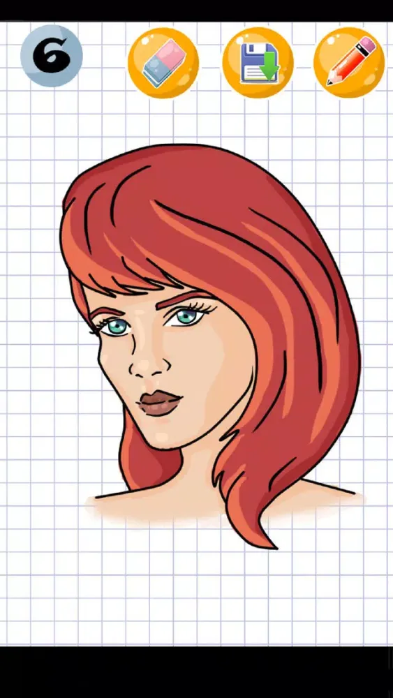 Captures d'écran de Drawing Lesson Face Human