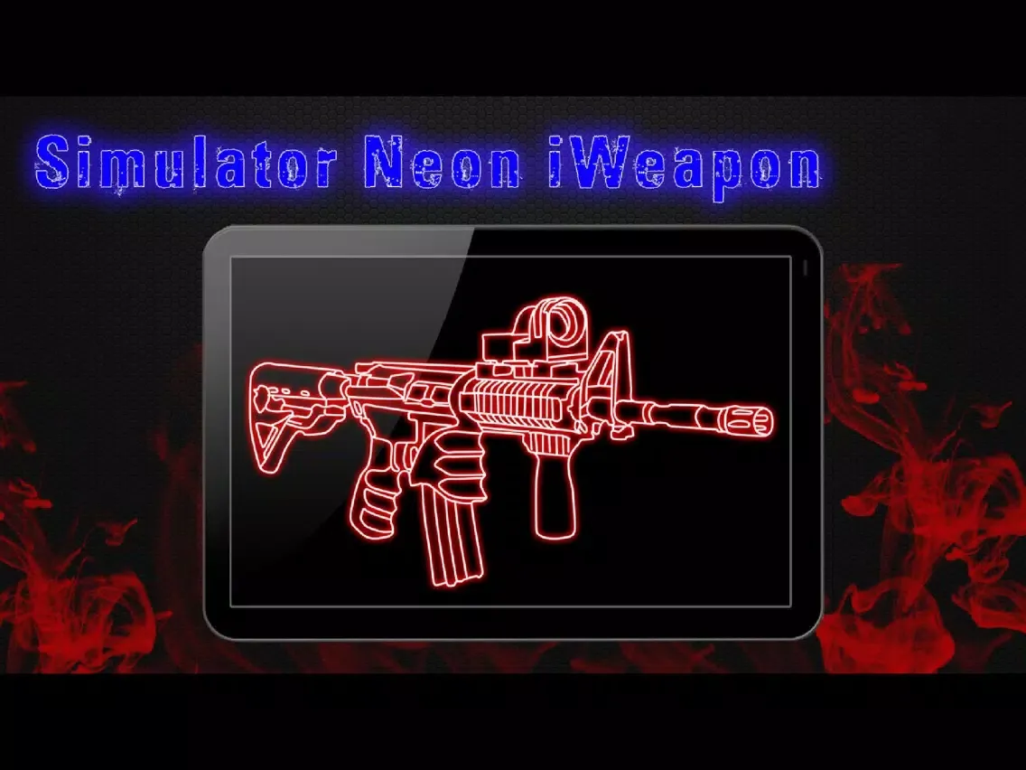 Capturas de tela do Simulator Neon Weapon iPad 