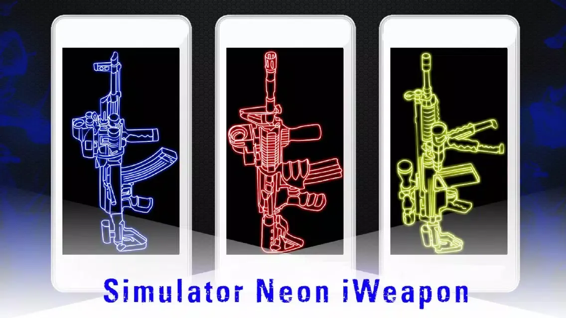 Capturas de tela do Simulator Neon Weapon