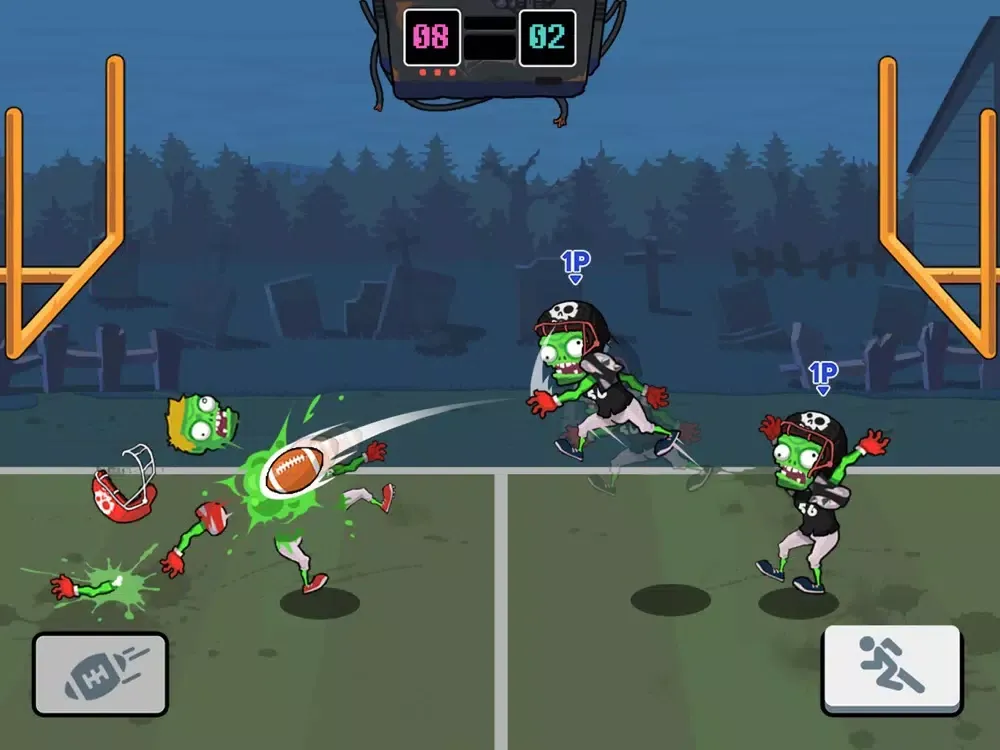 Captures d'écran de Zombie Pitcher iPad 