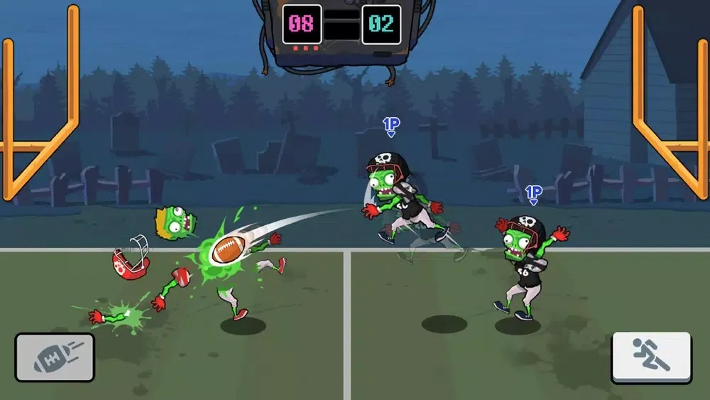 Captures d'écran de Zombie Pitcher