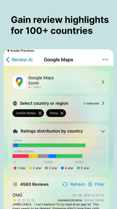 Review AI Ekran Görüntüleri