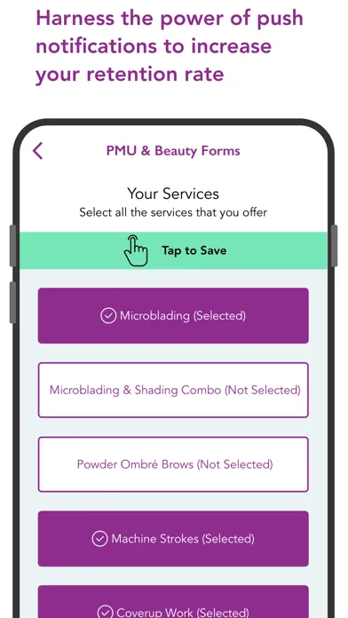 Tangkapan layar PMU Forms
