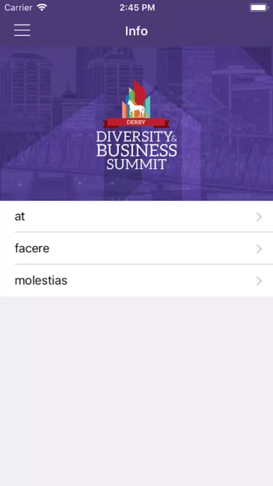 Capturas de pantalla de Derby Diversity Summit